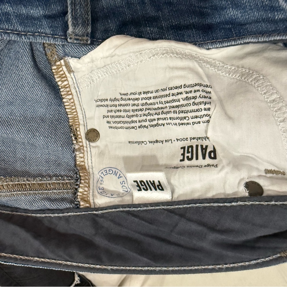PAIGE Skyline Ankle Jeans Size 26 - Picture 4 of 7